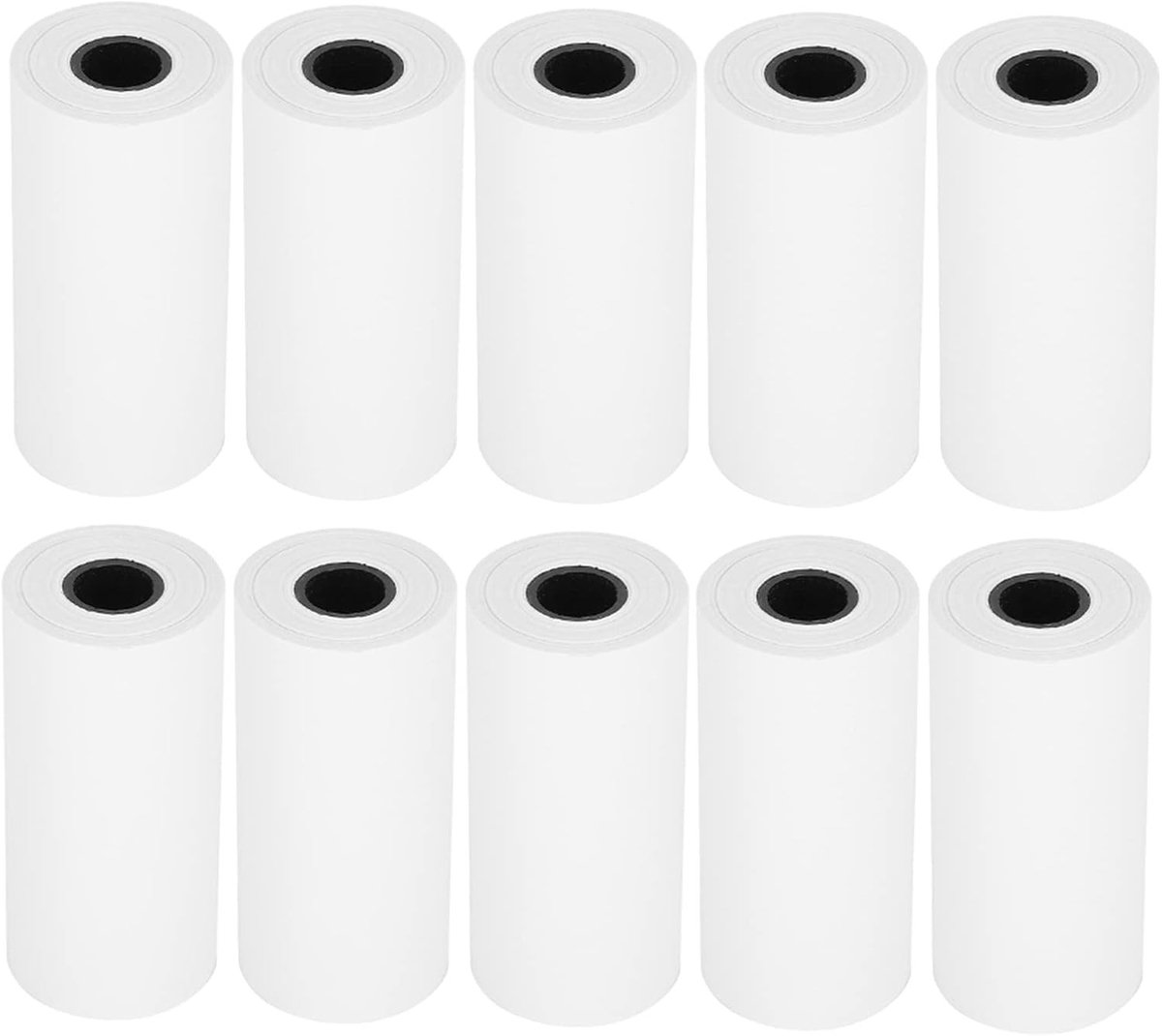 Thermisch papierrollen 55mm x 600mm, 10 stuks, geschikt voor mini thermische fotoprinter, duurzaam en helder adhesive papier