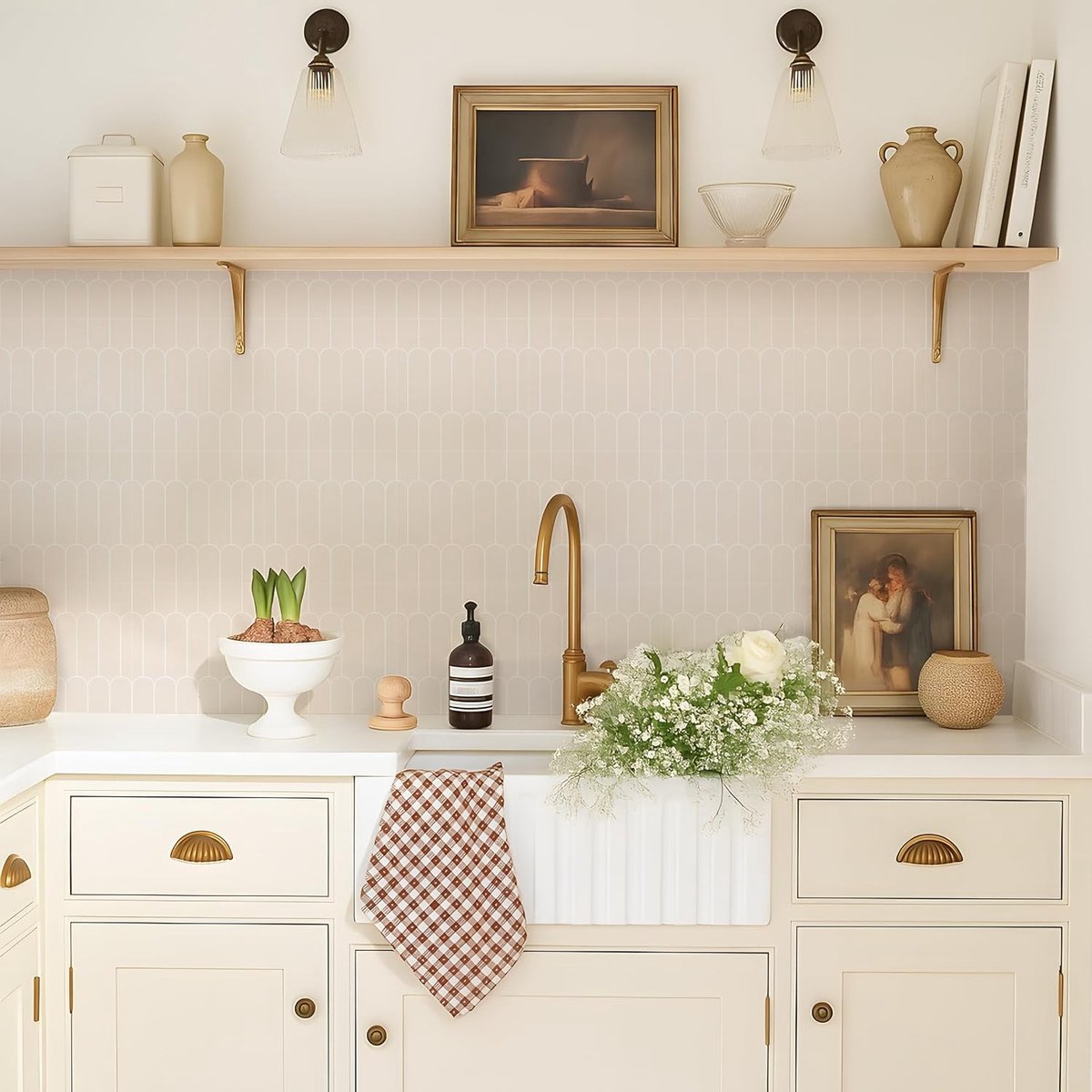 25 Stuks Lichtroze Tegelstickers van 15 cm voor Badkamer en Keuken, Zelfklevend, Makkelijk aan te Brengen, Decoratieve Tegeloverlays en Waterdichte Oplossingen