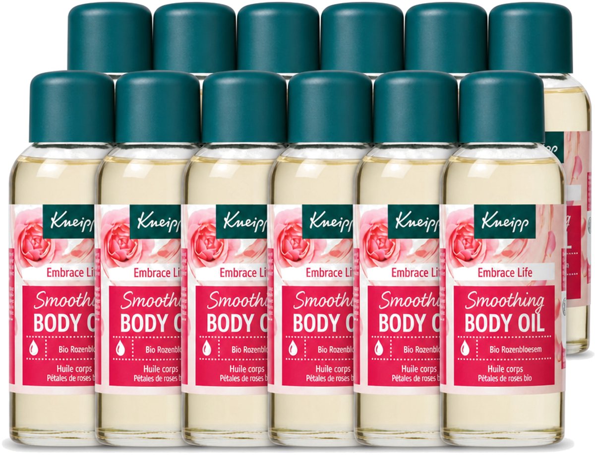 12 x Kneipp - Huidolie - Embrace Life - Anti‑Aging verzorging - 100 ml - Voordeelverpakking - 12 stuks