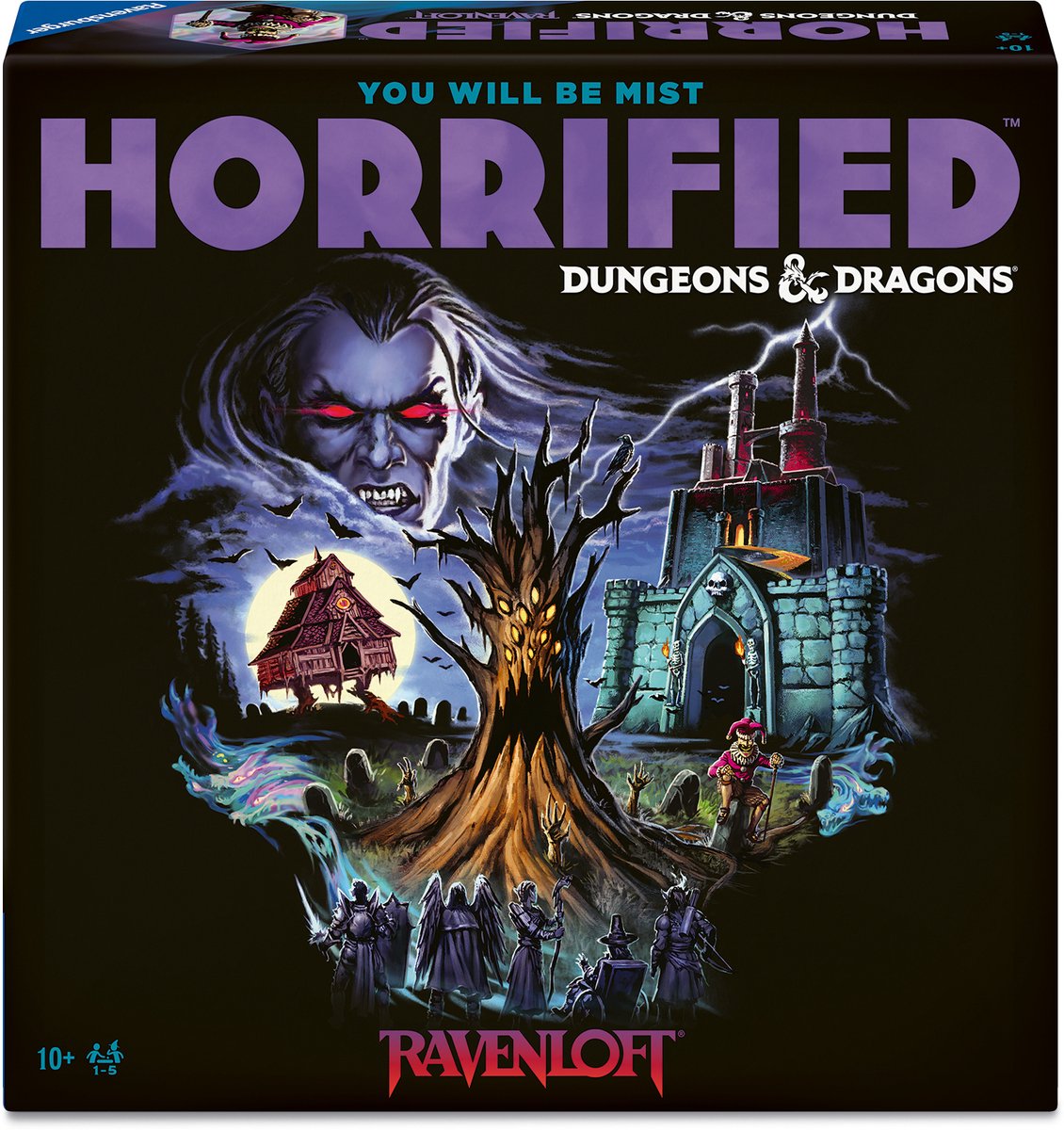 Ravensburger Horrified: Dungeons & Dragons Project Scarab - Ravenloft - Coöperatief Bordspel - Vanaf 12 Jaar