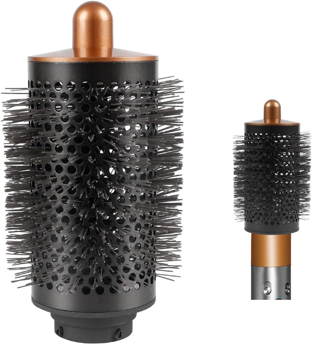 Grote ronde volumeborstel geschikt voor Dyson Airwrap, opzetstuk geschikt voor meer volume geschikt voor een ronde borstel, geschikt voor Dyson Airwrap opzetstuk geschikt voor steil haar (55 mm)