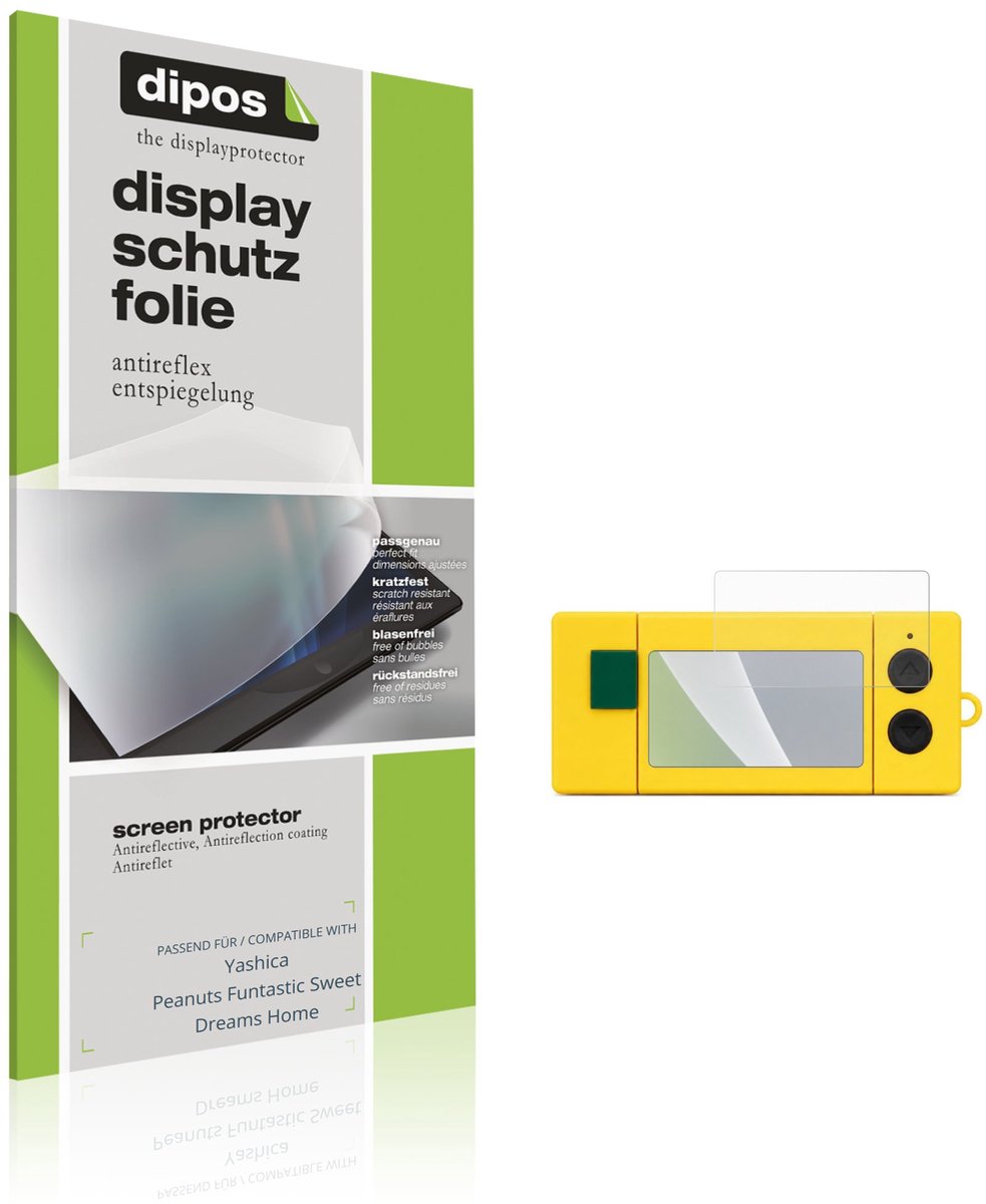 dipos – 4x Matte Beschermfolie geschikt voor Yashica Peanuts Funtastic Sweet Dreams Home | Krasbestendige & antireflecterende Screenprotector Ultra-Thin
