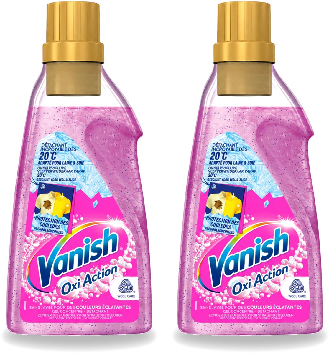 2 x Vanish – Wasbooster Gel – Oxi Action – 750 ml - Voordeelverpakking - 2 stuks