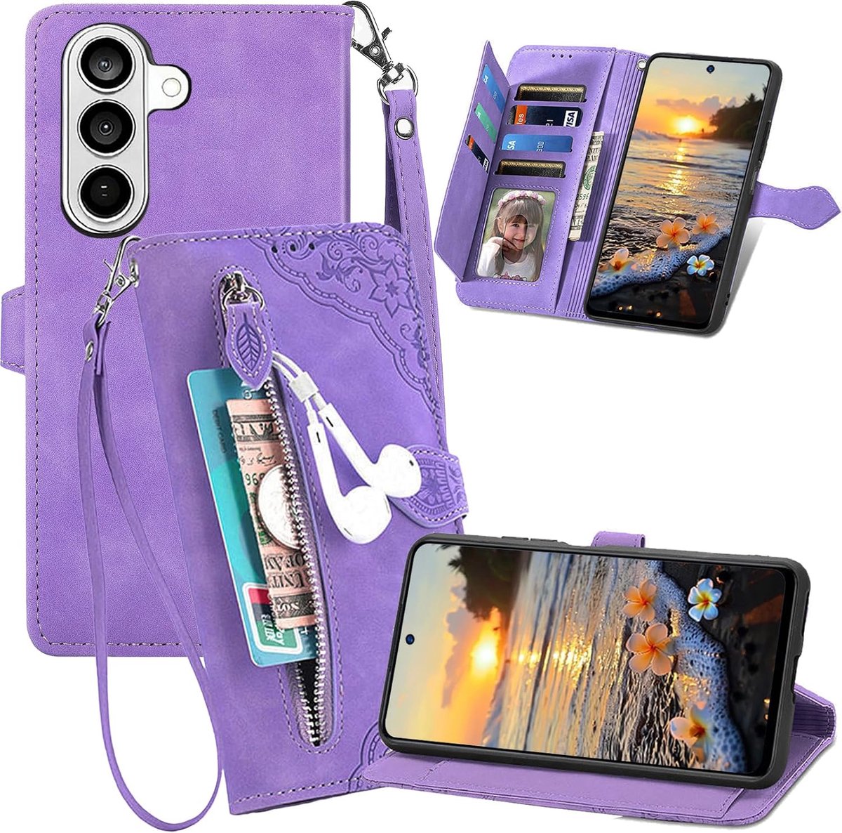 Portefeuille Hoesje voor Samsung Galaxy S26 SZY Paars