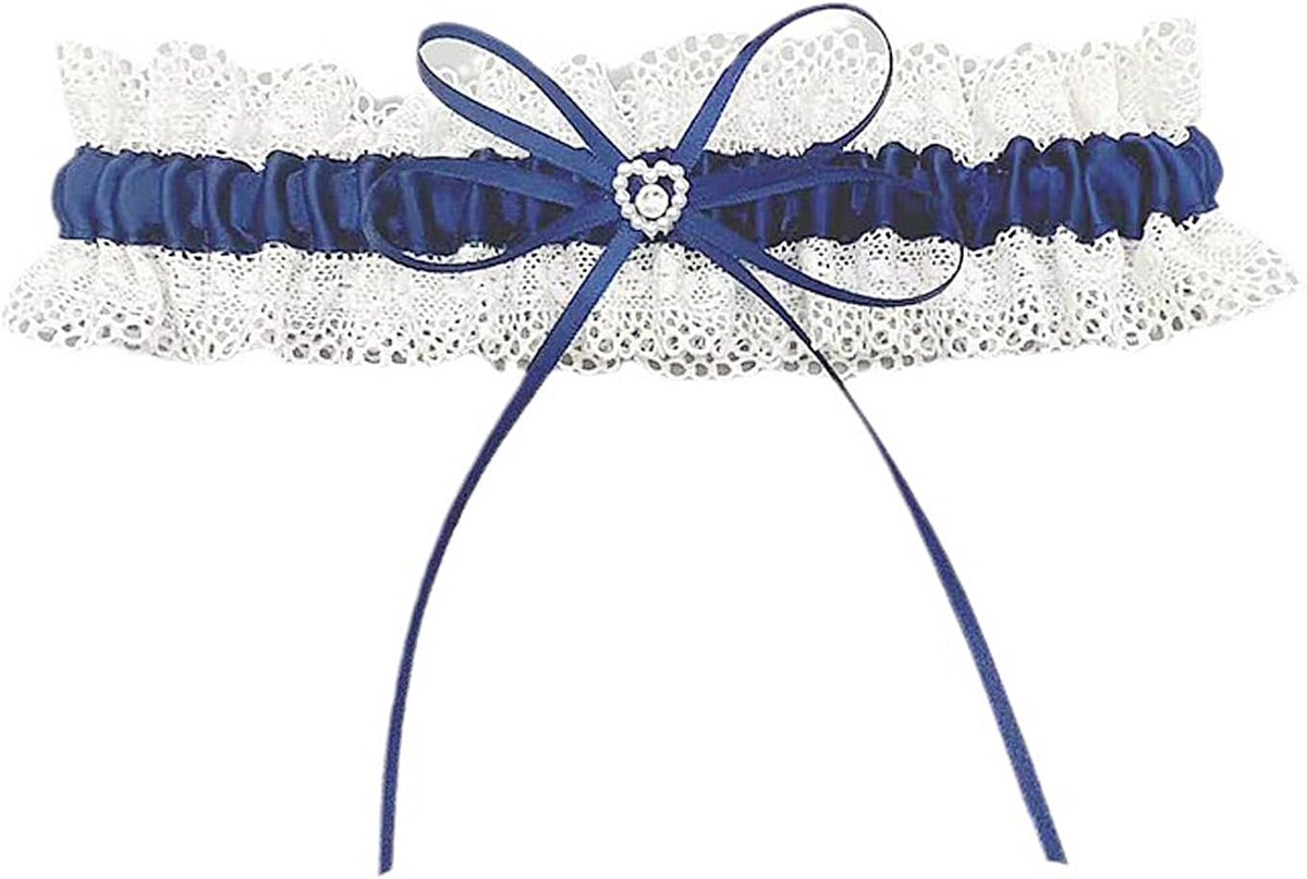 Bruiloft kousenbanden, iets blauw voor de bruid cadeau als, tuinriem tot, bruiloft bruidsbruiloft, kousenband blauw blauw, cadeaulint blauw, bruid geschenken, lint versierd met kant