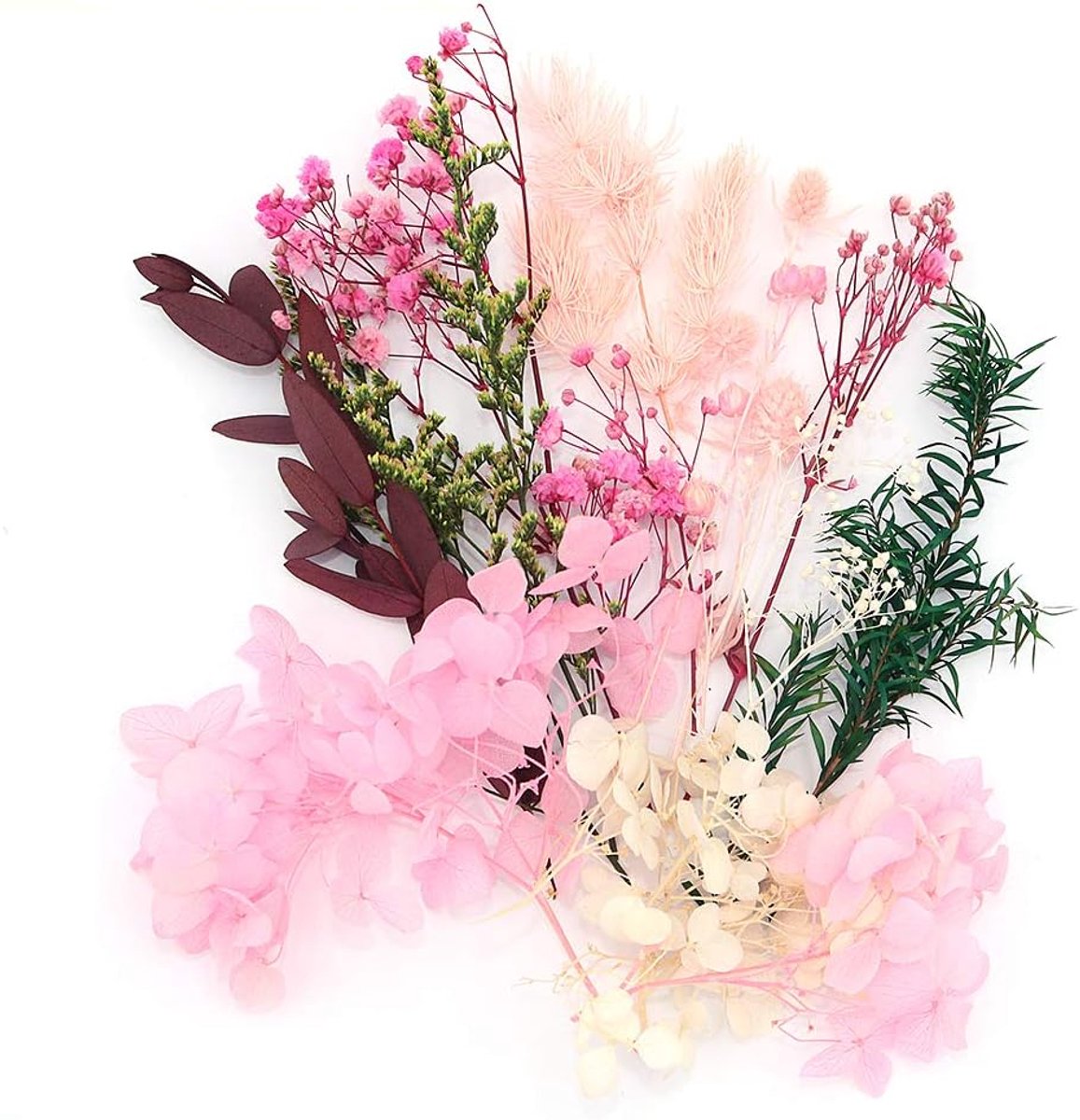 Simulatie, bloemen, Bo?Te geconserveerd, gedroogde bloemen, planten, knutselen, kaars, hars, sieraden, handwerk, decoratie, douche, decoratie voor thuis, roze liefde