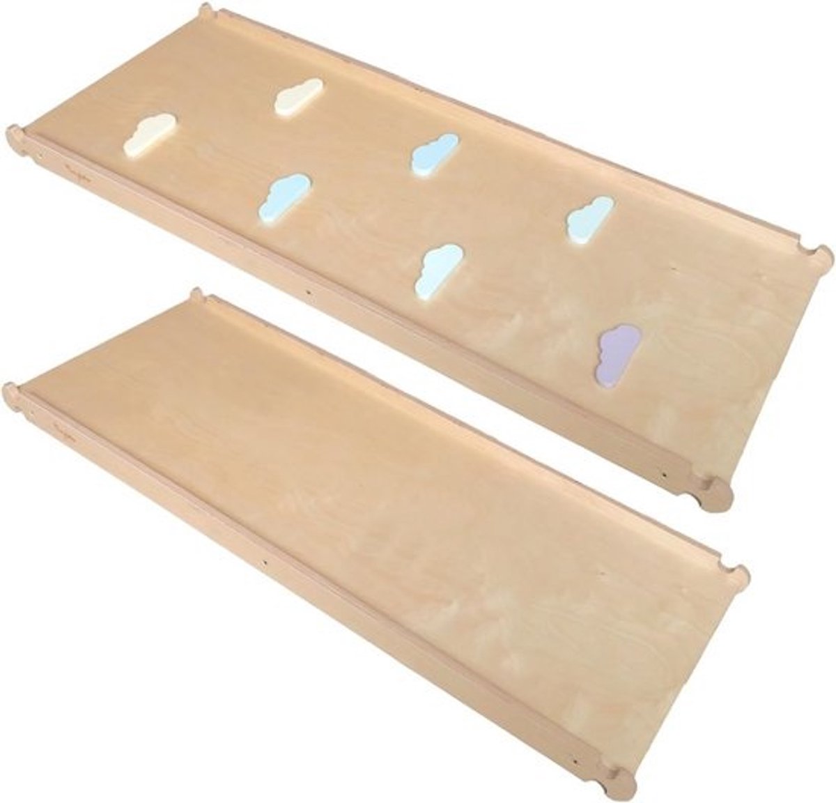 Montessori Glijbaan Hout 2-in-1: Klimrek en Glijbaan voor Balans en Motoriek | Kinderen 1+ Jaar