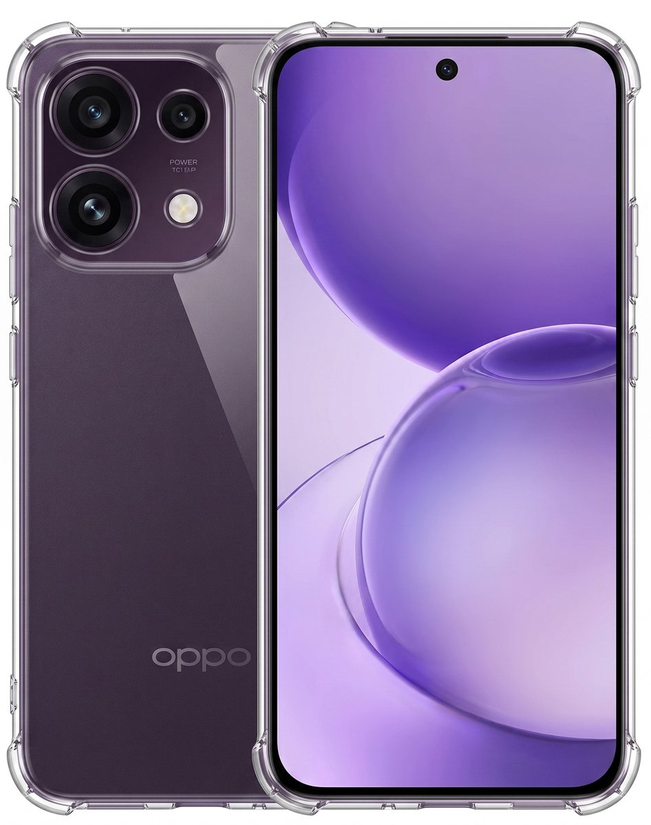 Hoesje geschikt voor Oppo Reno 16 / 16 Pro 5G – CrystalClear Back Cover – Schokbestendig – Transparant