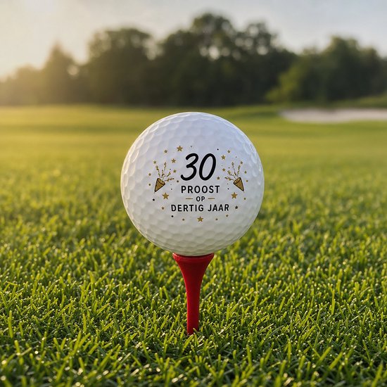 Wilson Golfballen 30 Jaar - Verjaardag Golf Cadeau - 2 stuks - Golfbal met Opdruk van Wilson — afbeelding 4