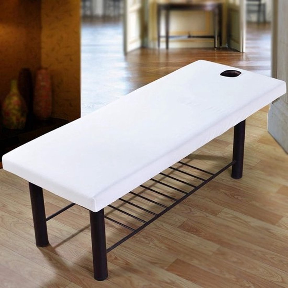 Waterdichte Massage Tafel Laken voor Salon en Spa met Gezichtsopening, Zacht en Comfortabel Beddegoed voor Massagebehandelingen