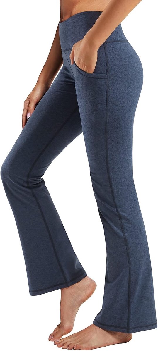 Bootcut Yoga Pants voor Vrouwen met Zakken | Hoge Taille Sportbroek voor Workout en Casual Gebruik met Buikcontrole — afbeelding 5