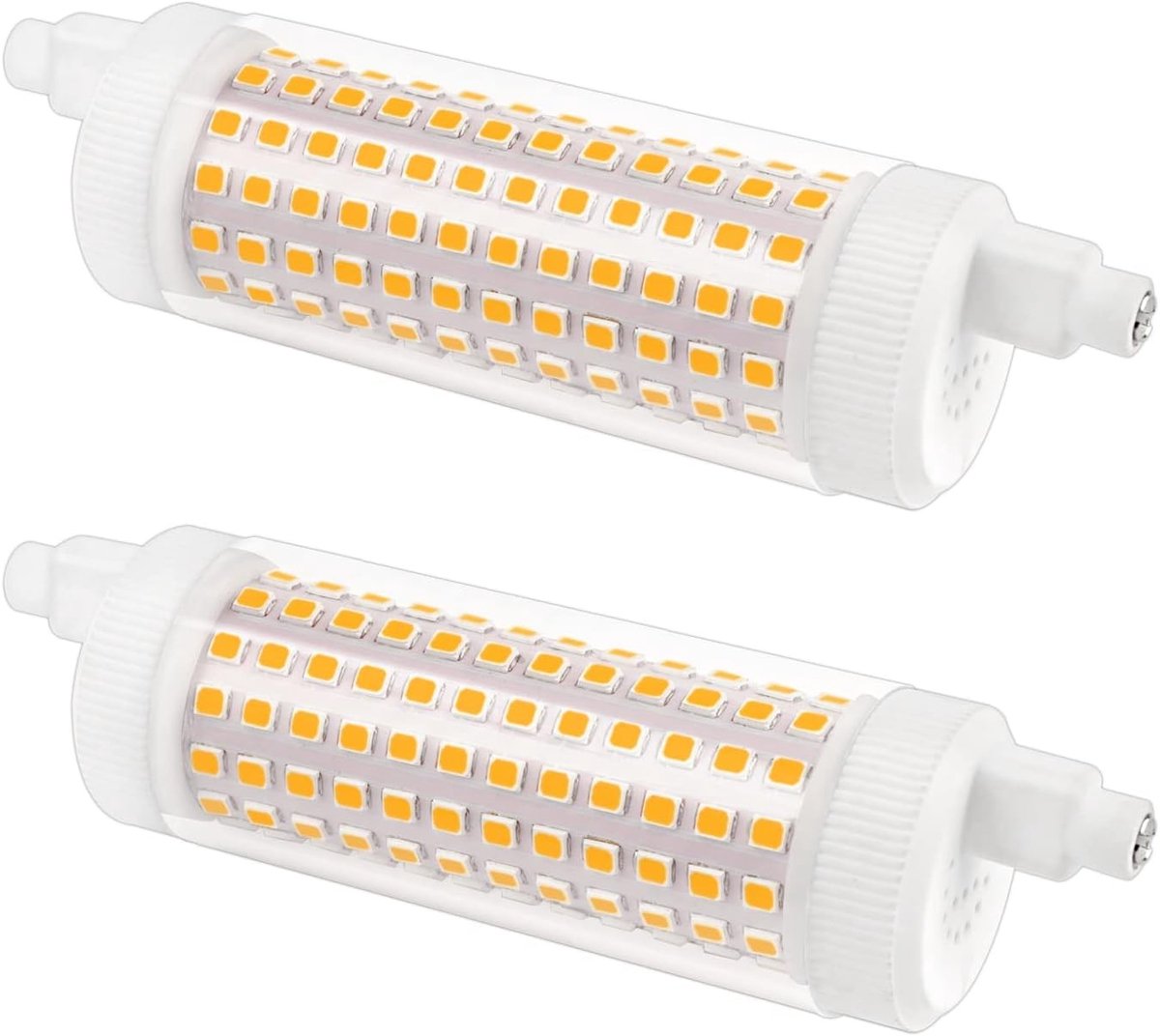 Dimmable R7S LED Lamp 118mm 20W Warm Wit 3000K, 2500 Lumen, Vervangt Halogeen 150W-200W, Geschikt voor Studio en Woonkamer, Set van 2 Stuks