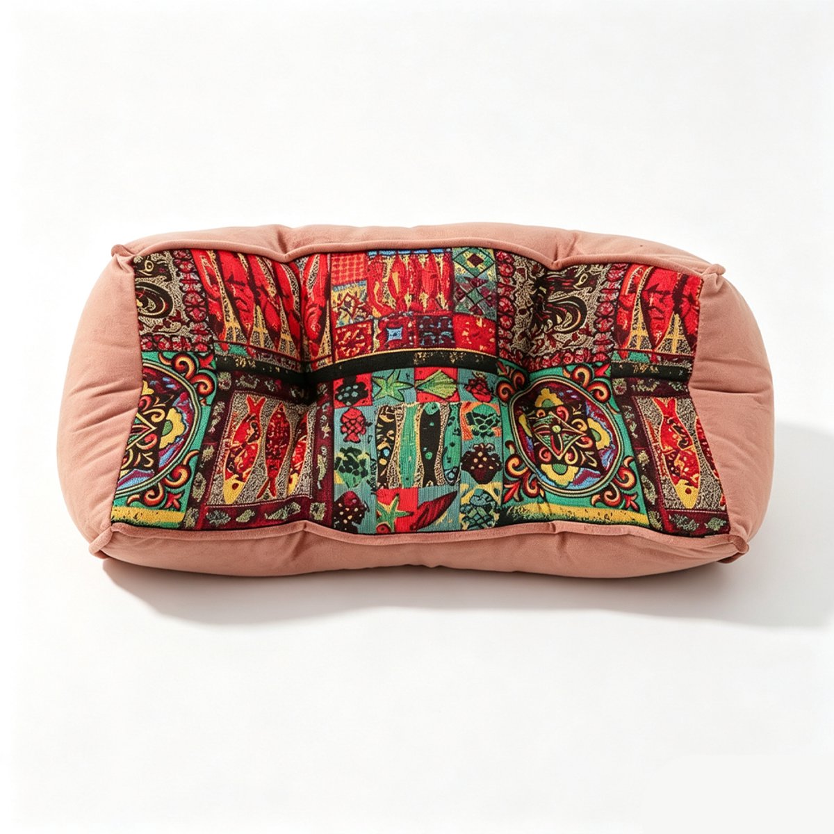 Sierkussen - Rugkussen - Lendekussen - Kantoor - Auto - Woonkamer Decoratie - Luxe kussens voor woonkamer & bank - Inclusief binnenkussen - Niet-afneembaar - 38x18x13CM - Vleesroze