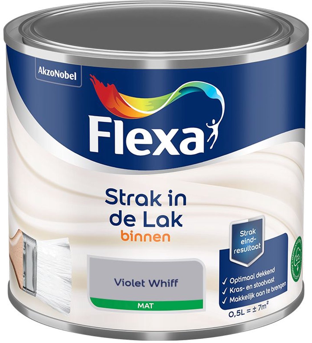 Flexa - Strak In De Lak Binnenlak Mat - Violet Whiff - 500 Ml - Kleur Van Het Jaar 2027