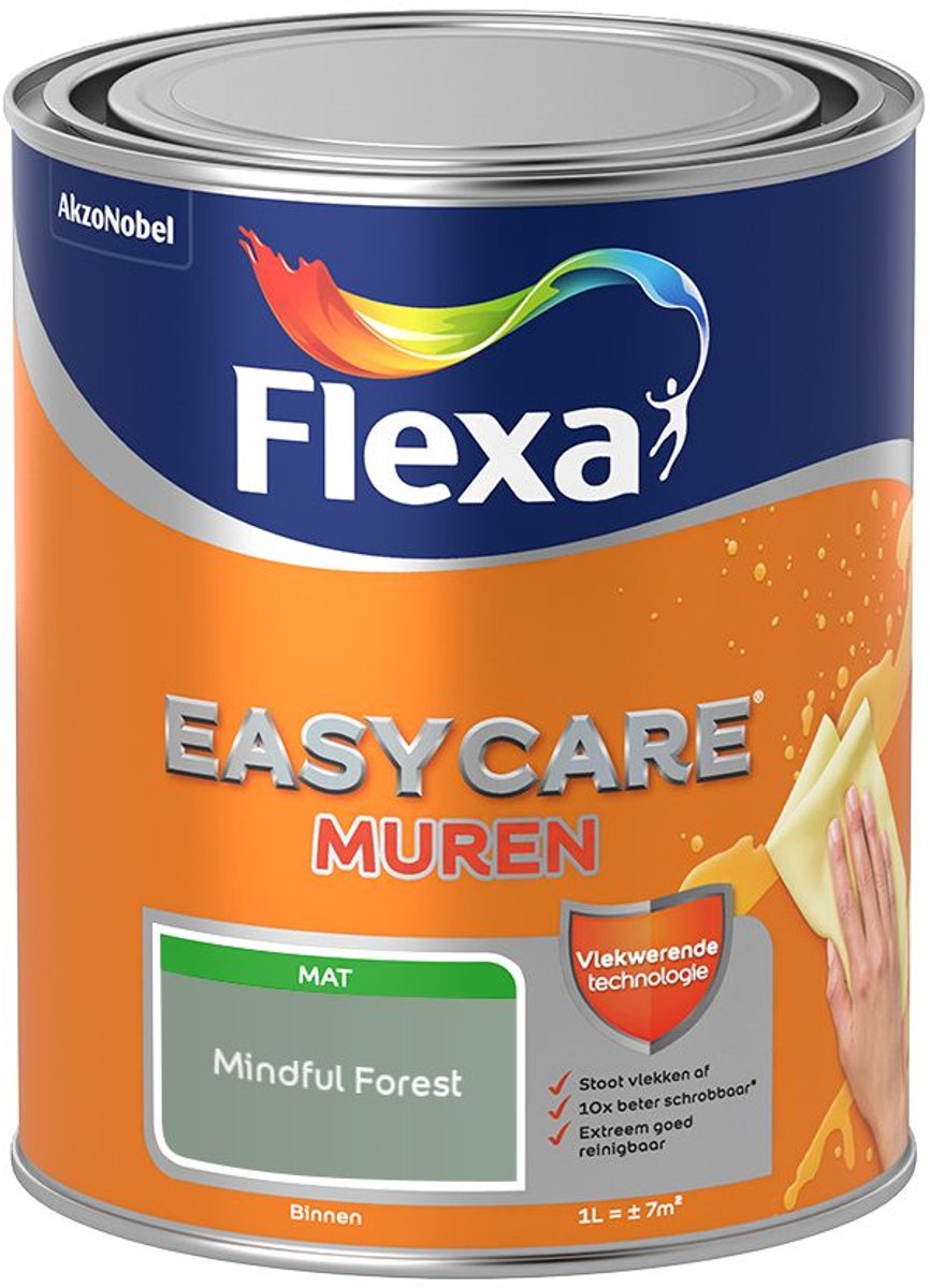 Flexa - Easycare Muren - Mindful Forest - 1 L - Kleur Van Het Jaar 2027
