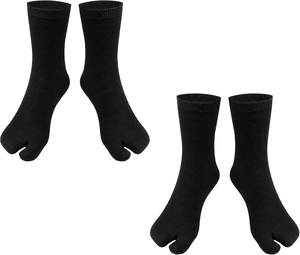 Sokken voor teenslippers en sandalen, split-toe-sokken 35-46