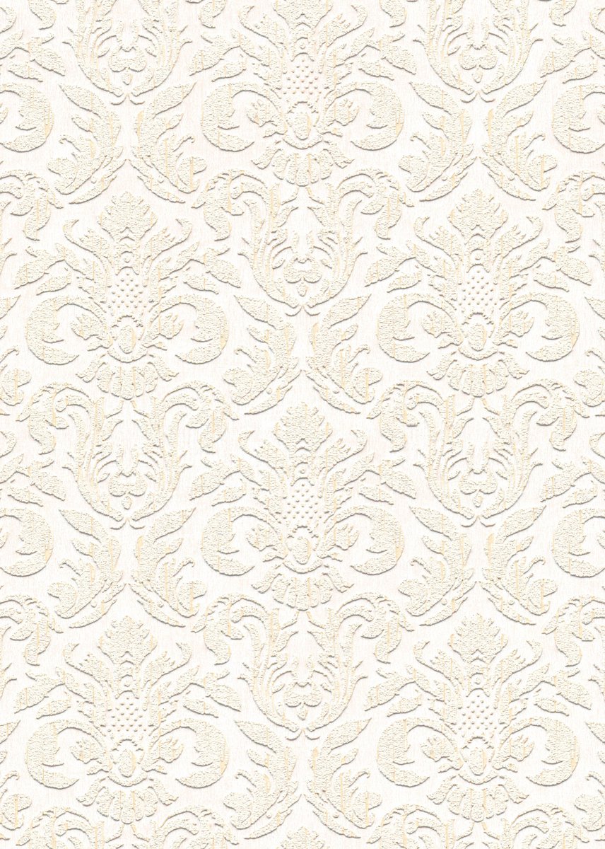 Erismann vliesbehang 10604-02 barok ornament crème