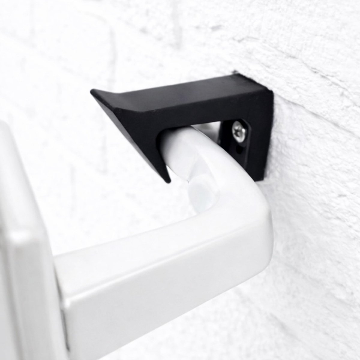 Deurstopper 2-Pack - Flexibele Rubber Haak - Stille Deurgreep Bescherming - Voorkomt Krassen en Muur­schade - ShopVlot