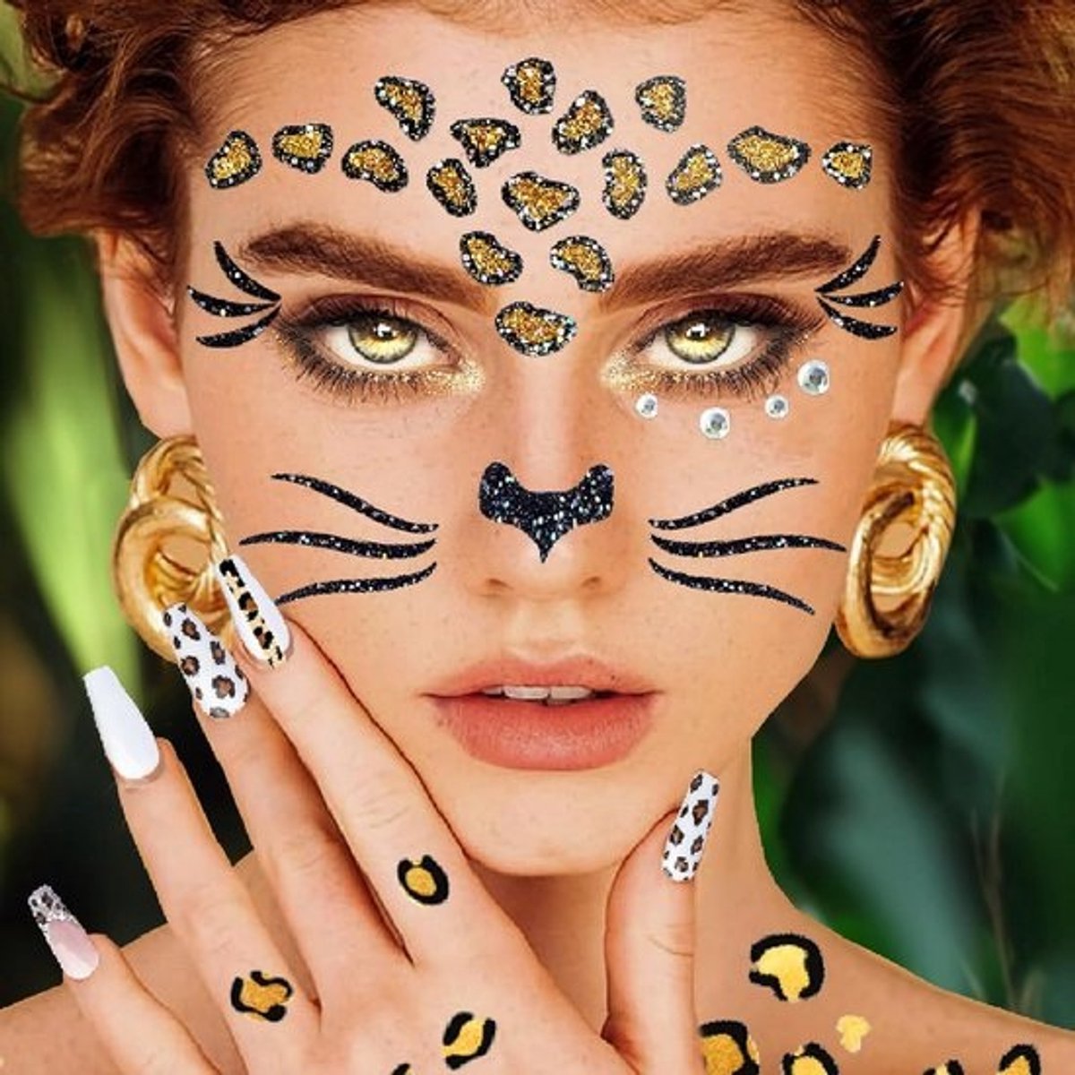 Leopard Tattoo Set voor Creatieve Ontwerpen