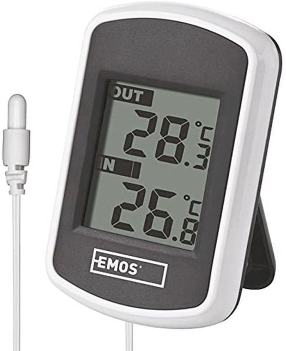 Digitale thermometer draadloos met groot display en nauwkeurigheid van 0,1 °C