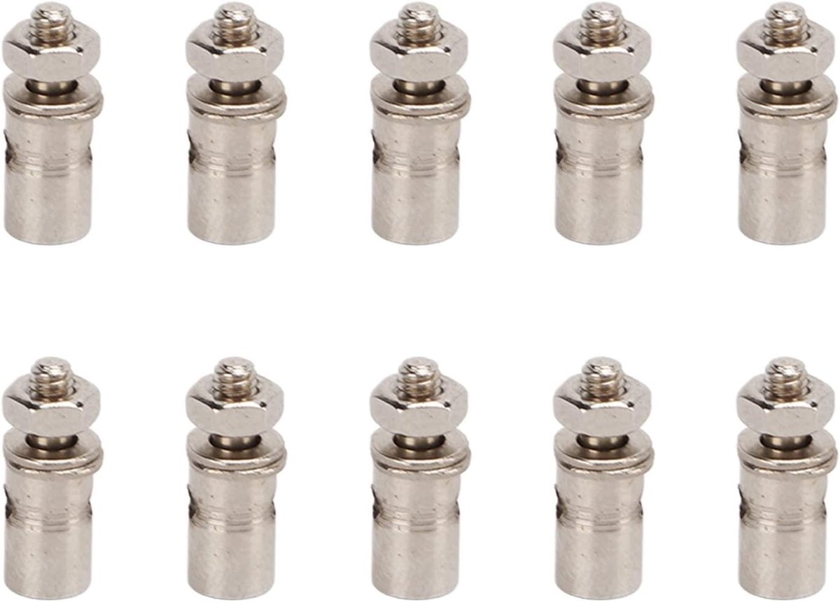 10 Stuks Verstelbare Push Rod Connectoren 1.3mm voor RC Vliegtuigen, RVS Servo Aansluitingen, Modelbouw Accessoires