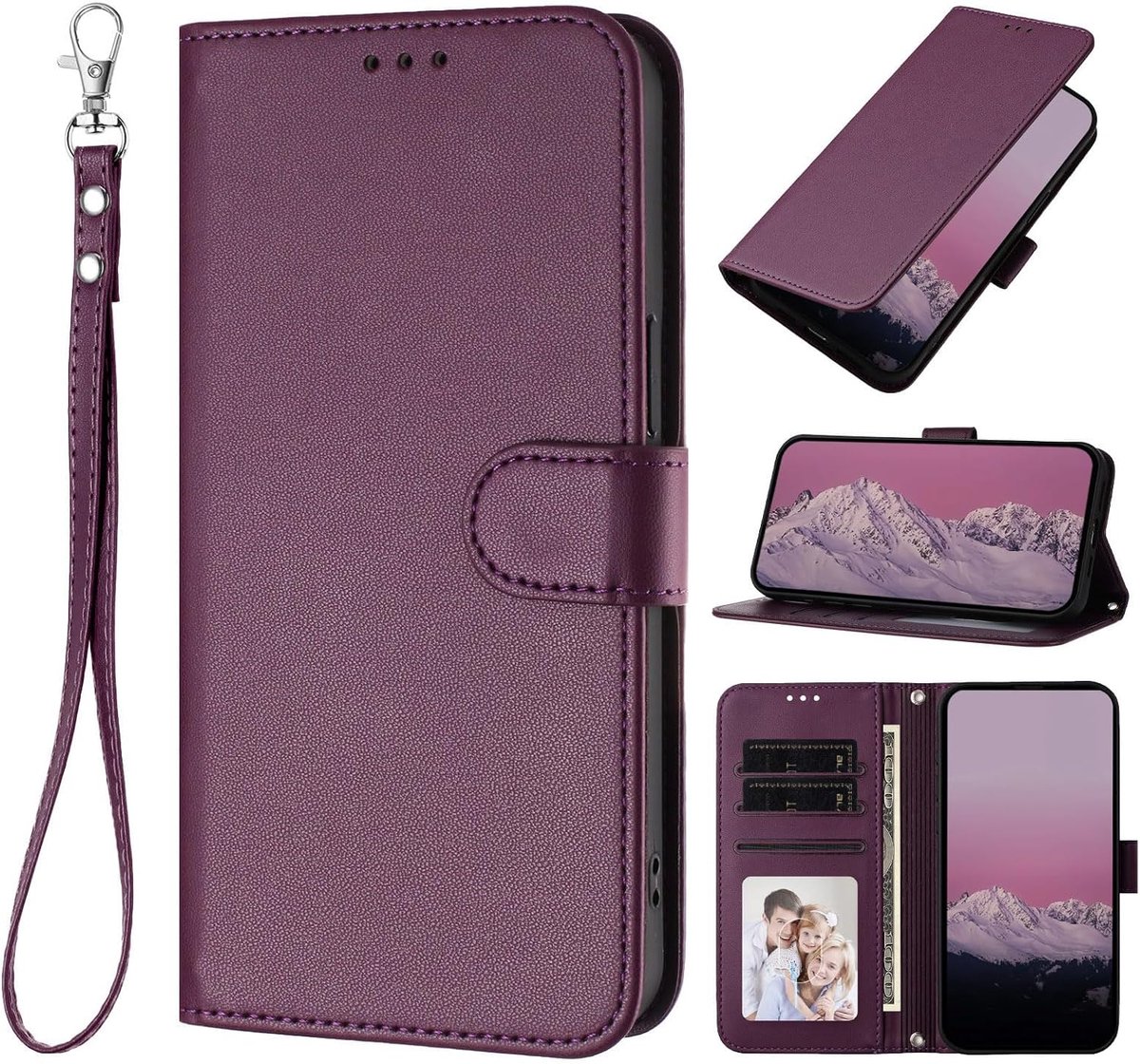 Flip hoesje met portemonnee voor iPhone XR