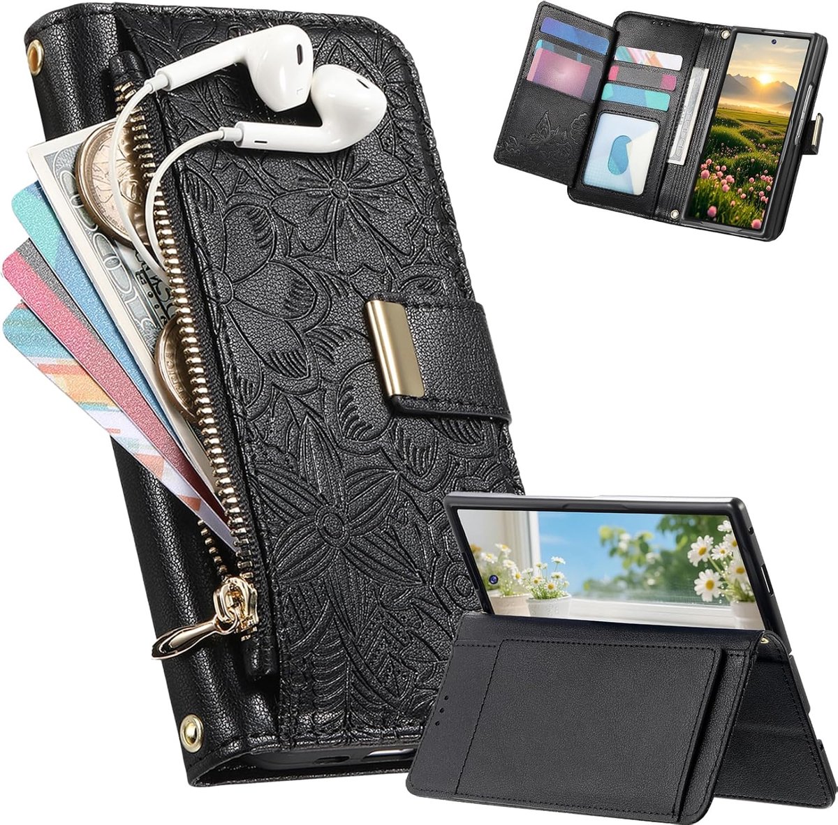Hoesje voor Samsung Galaxy Z Fold8 Ultra - HYY Zwart