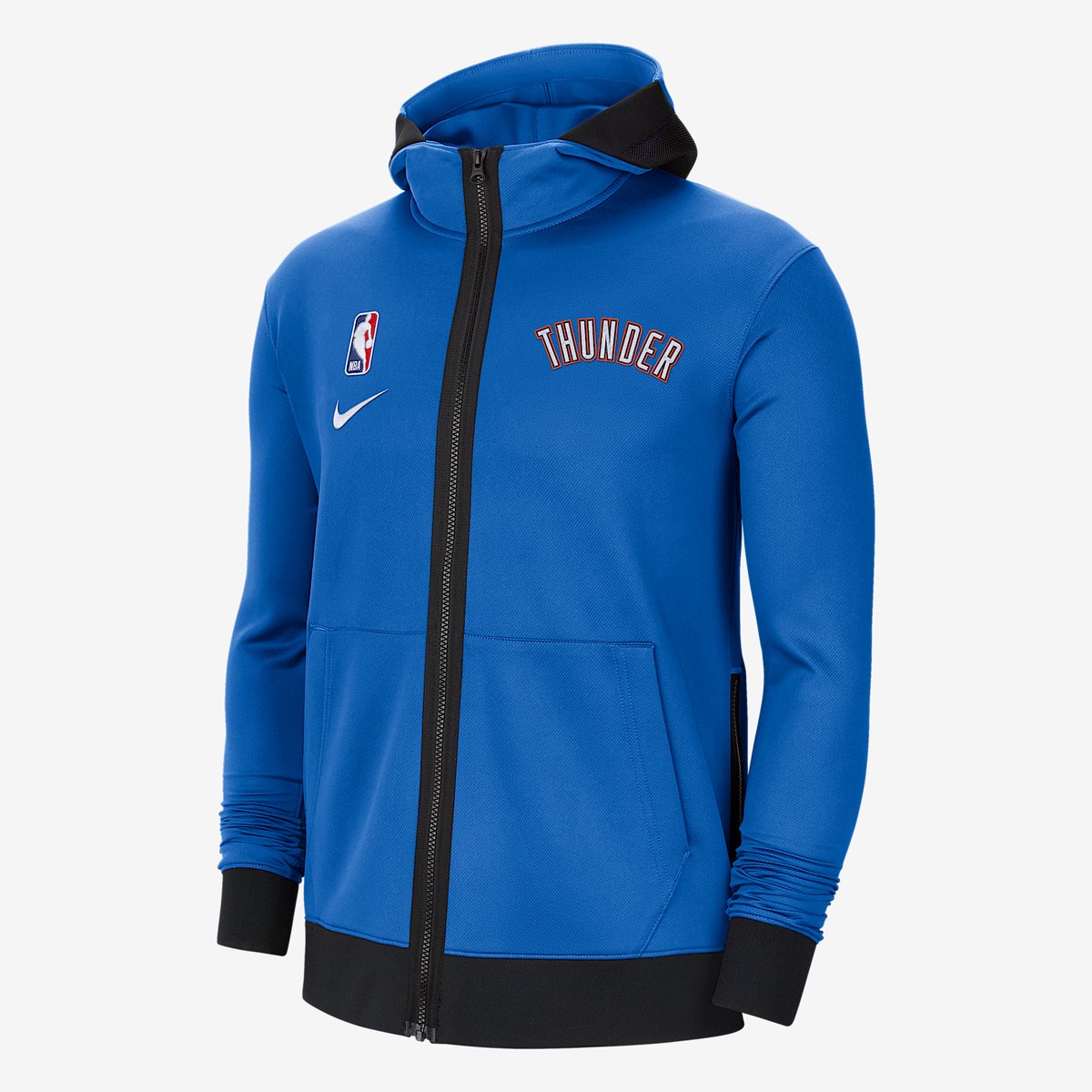 Nike Oklahoma City Thunder Showtime Therma Flex NBA Hoodie Hoodie – Signal / NBA Basketbal Heren Hoodie voor Mannen Blauw