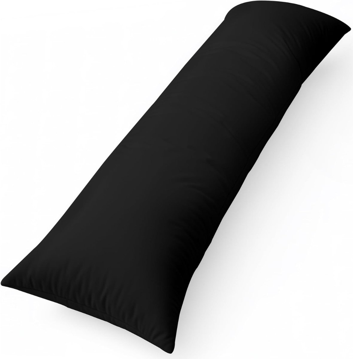 SP® Zijslaapkussen - Ergonomische Body Pillow - Zijslaap Kussen Volwassenen - Zwart - 145cm x 40cm x 15cm