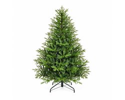 Yorbay Kunstkerstboom 180 cm - Groen - PE en PVC - Zonder Verlichting - Inclusief Metalen Standaard
