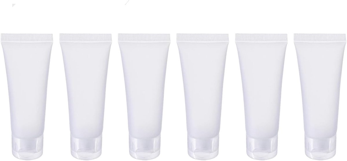 20 Stuks Doorzichtige Navulbare Plastic Tubes voor Cosmetica en Make-up Reizen, Perfect voor Lippenbalsem en Schoonheidsproducten (100ml)