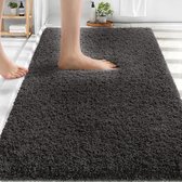 Pasper Badmat - 60 x 100 cm - Grijs - Zachte Badkamermat met Gripcore Antislip - Gemaakt in België