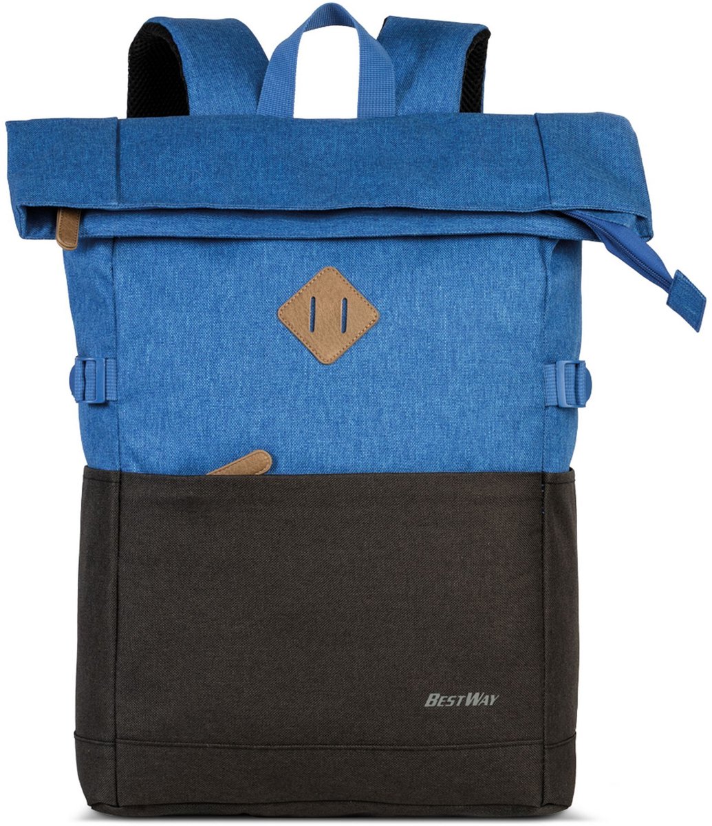 Worldpack Campus Style Dagrugzak 50 cm Laptopvak - 44cm (17,3 duim) - marineblau-schwarz