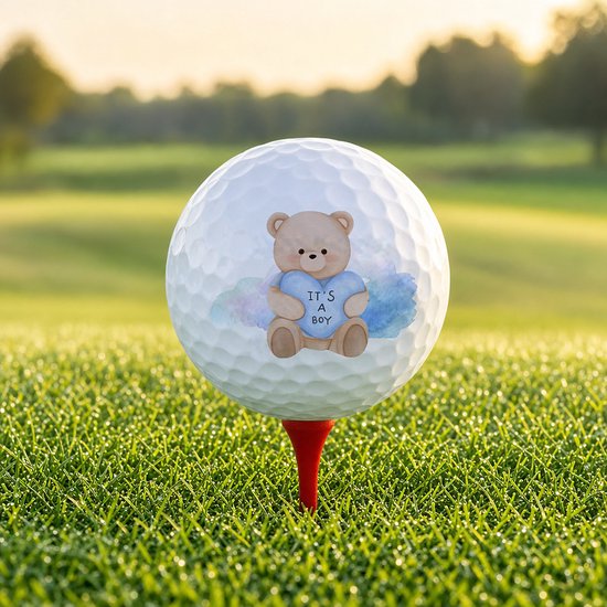 Golfballen It's a Boy Teddybeer - Geboorte Golf Cadeau - 15 stuks - Wilson — afbeelding 4
