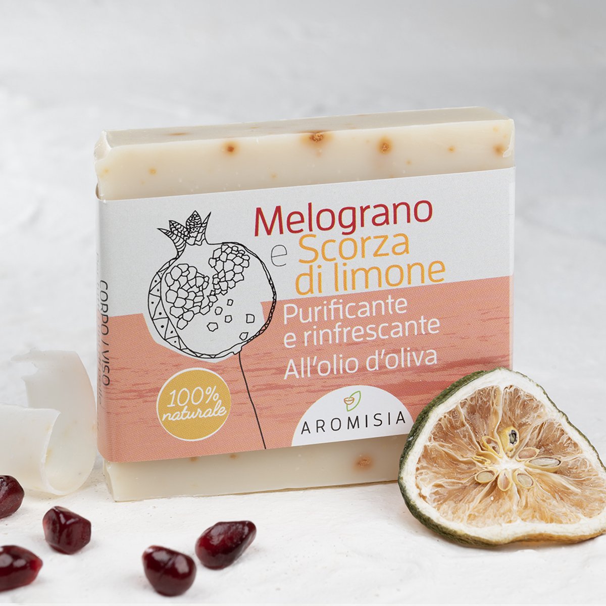 Tu-Untangle Olijfzeep Citroen & Granaatappel - Natuurlijke Gezichtszeep - 100g