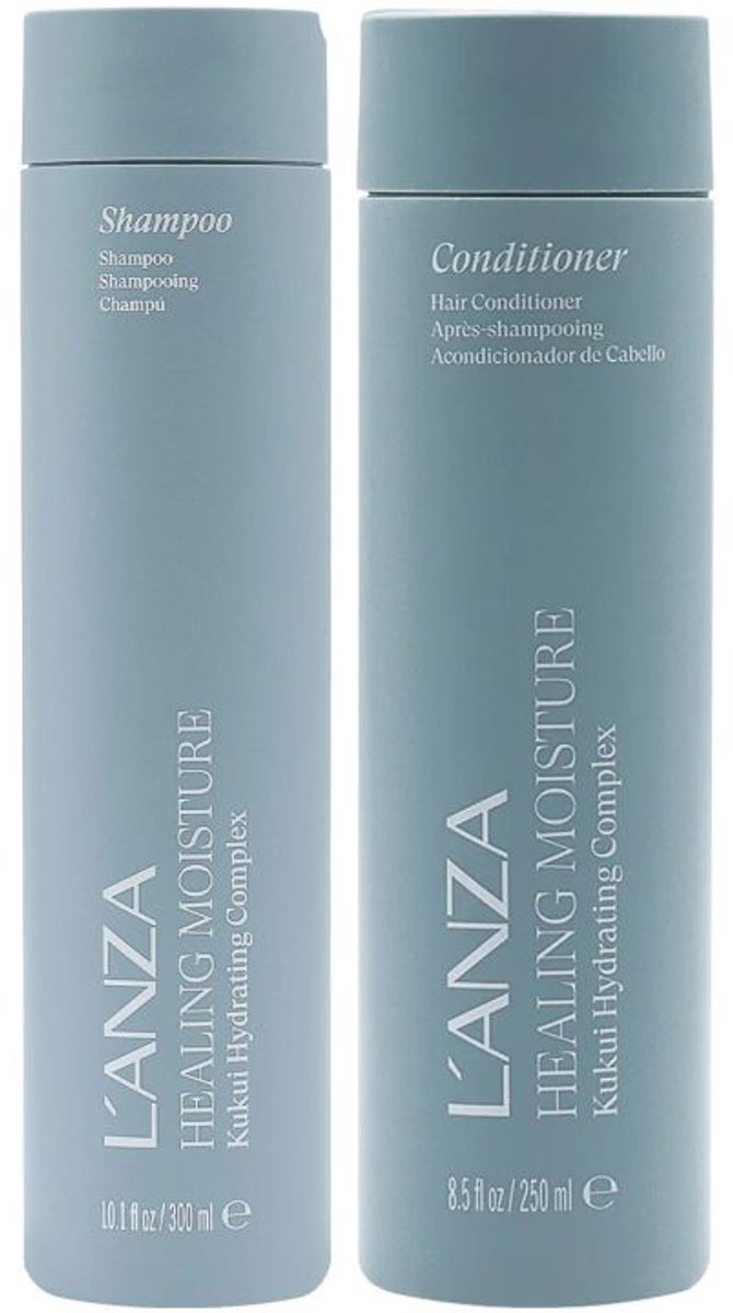 L'anza Healing Moisture - Duo Set (Shampoo 300ml & Conditioner 250ml)