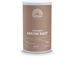 Mattisson - Biologische Pijlwortel poeder - Arrowroot - 190 g