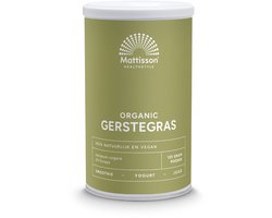 Mattisson - Biologische Gerstegras Poeder - Barley Grass 125 Gram