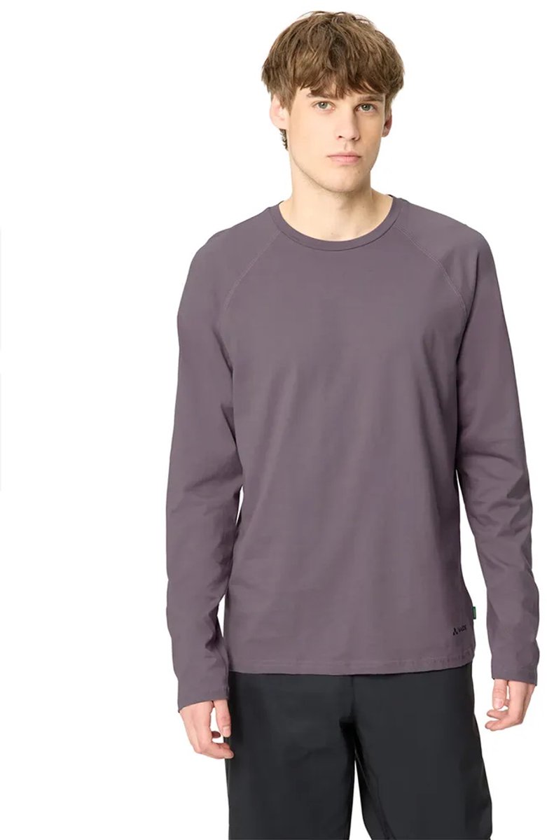 Vaude Cyclist T-shirt Met Lange Mouwen Man Paars