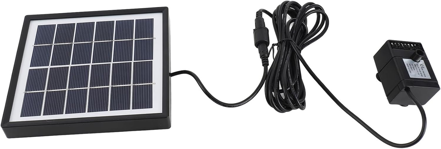 Aqxreight 6V Zonne-energie Fonteinpomp 175L/U, Zonne Fonteinpomp voor