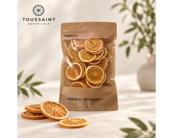 Toussaint Botanicals Gedroogde Sinaasappelschijfjes 100 g – Spaanse Sinaasappel – 100% Natuurlijk – Cocktail Garnish – Gin Tonic, Cocktails, Mocktails & Thee