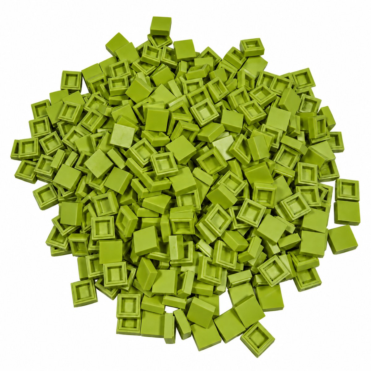 400 Bouwstenen 1x1 tile | Lime | Compatibel met Lego Classic | Keuze uit vele kleuren | SmallBricks