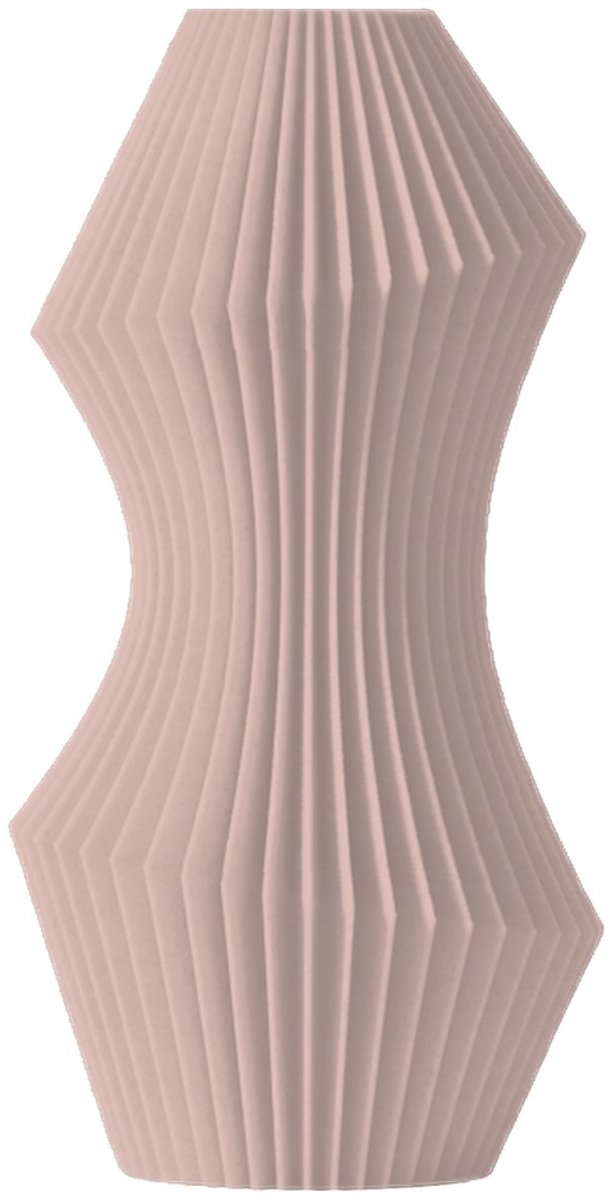 Layvo Lorin Vaas - Bloesem - 25 cm - droogbloemen vaas - organische vaas - gerecycled plastic
