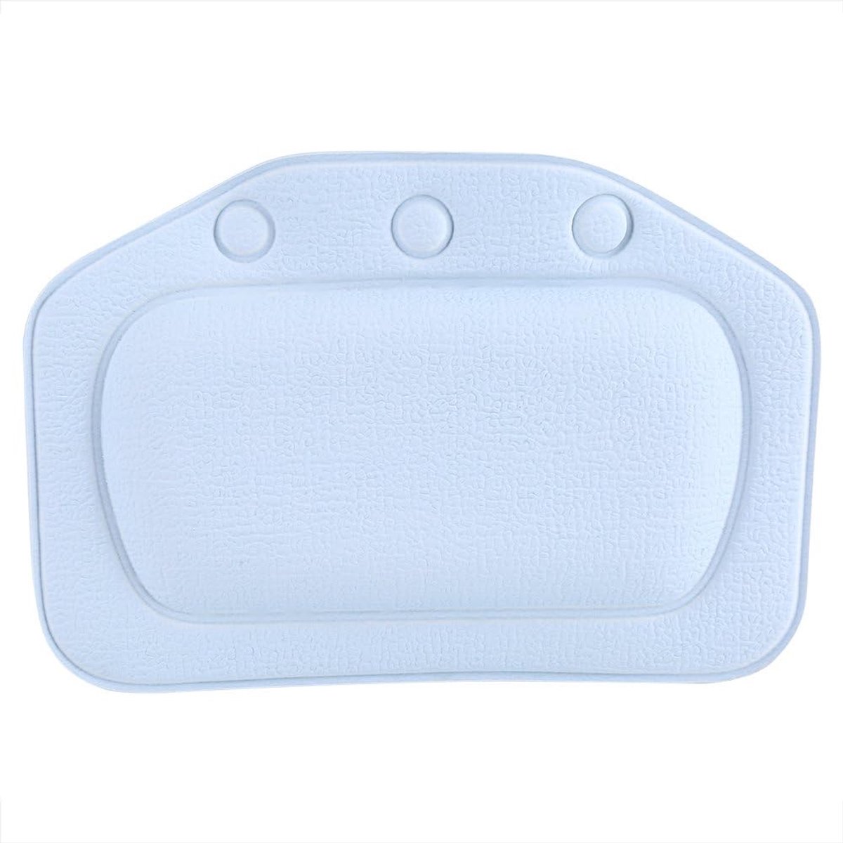 Zacht met schuim gevoerd badkussen voor badkuip Blauw PVC-badkussen met sterke zuignappen Comfortabel hoofd-nek-rugsteun Spa-kussen voor badkamer Ontspannend baden (Roze)