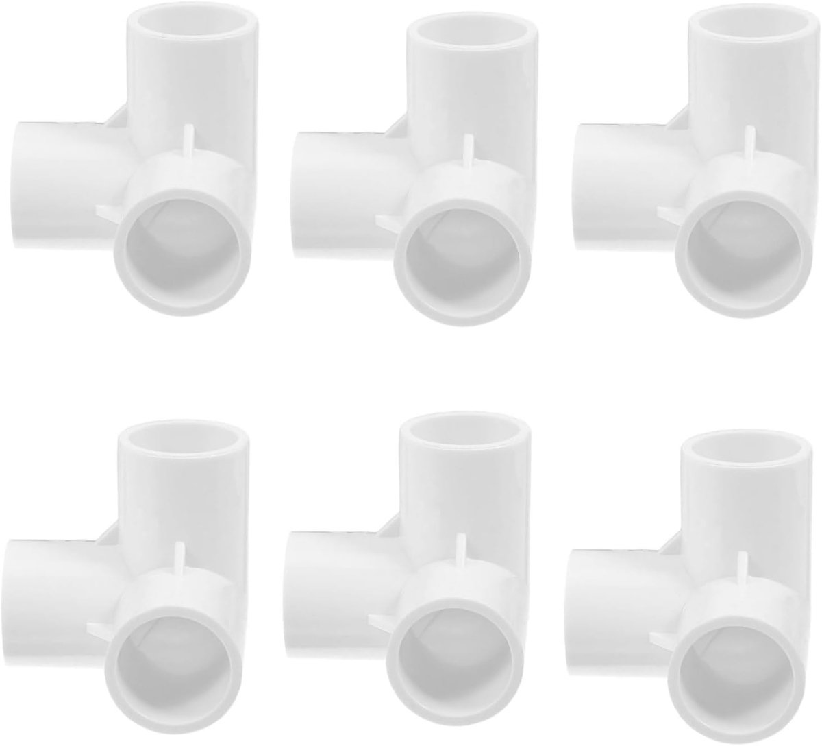 6 Stuks PVC Drieweg Versterkte Waterleiding Connector voor Tuinslang Kas Duurzame Drieweg Splitter Adapter voor Koud Watergebruik