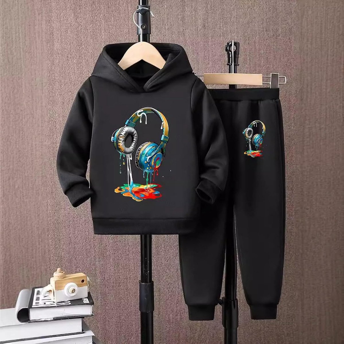 Trainingspak voor kinderen, winter, 2-delig, hoodie en joggingbroek