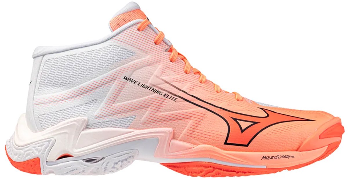 Mizuno Wave Lightning Elite Mid Indoor Sportschoenen Oranje EU 37