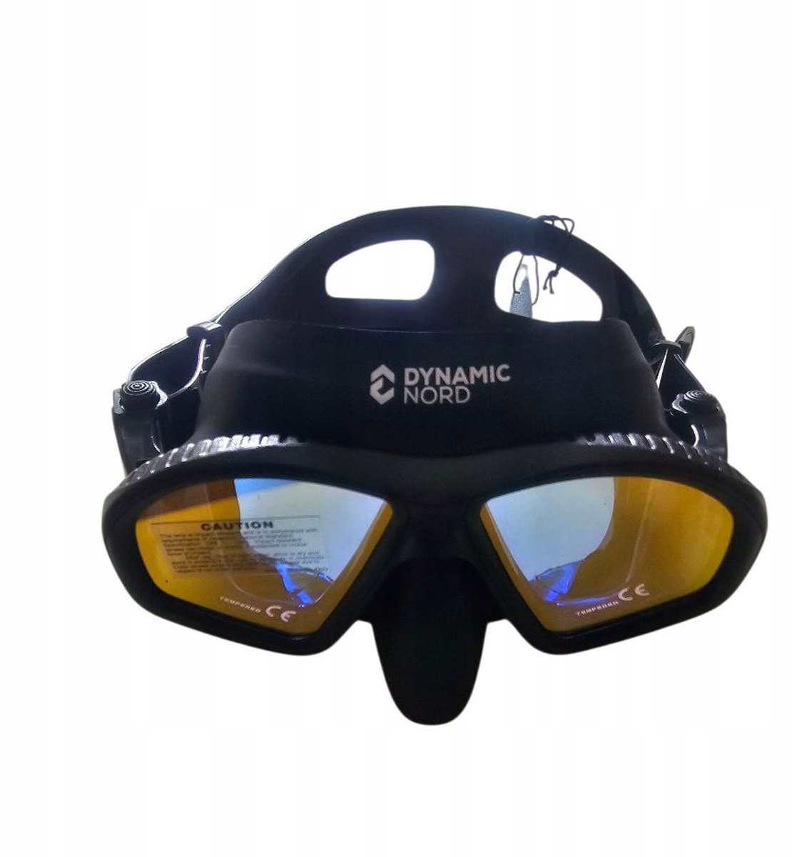 DYNAMICNORD MC-15 Duikmasker - Zwart, Revo Mirror Lens