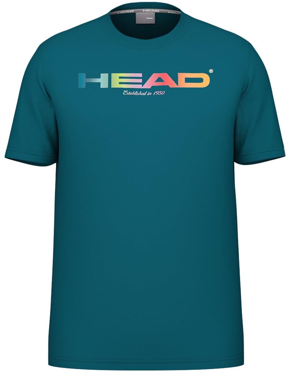 TSHIRT HEAD RAINBOW TSHIRT MEN Turquoise