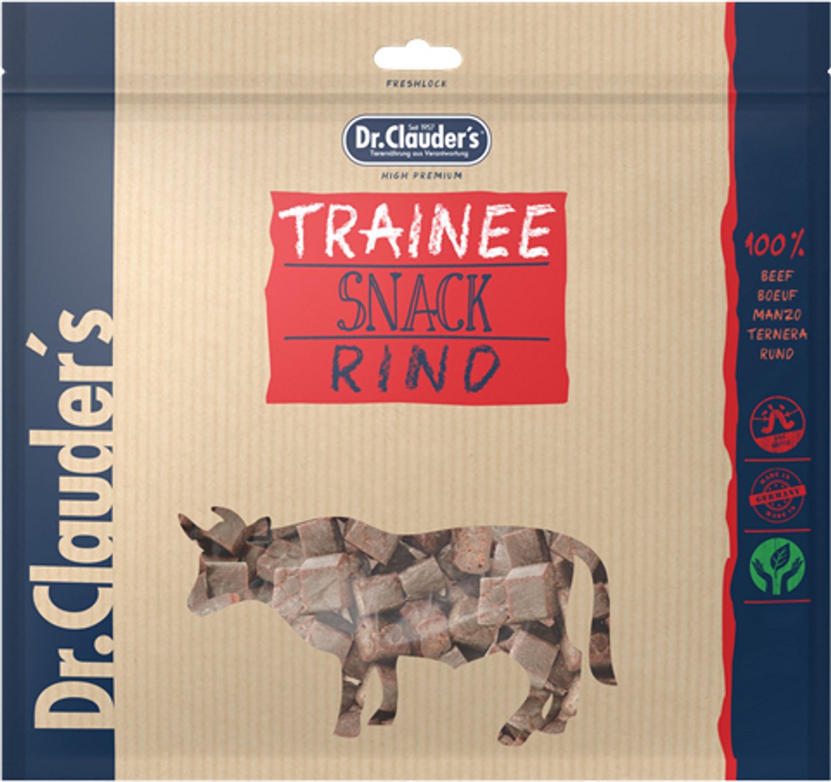Dr Clauder's Hondensnack Trainee 500g - Rundvlees